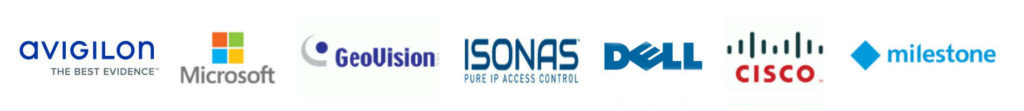 dallas network cabling security system partners avigilon microsoft geovision isonas dell cisco milestone